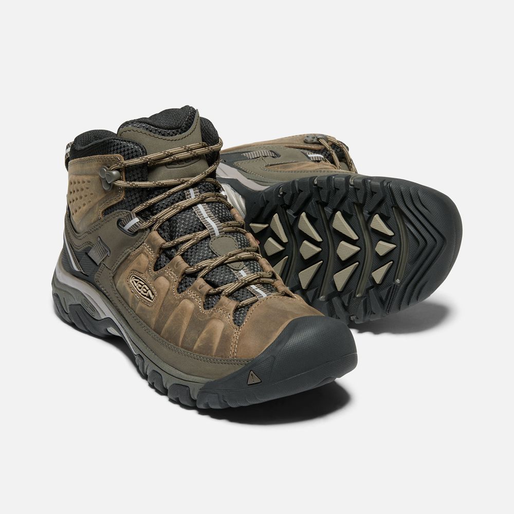 Botas de Seguridad Keen Mexico Marrom - Hombre Targhee Iii Waterproof Mid - XS3048659